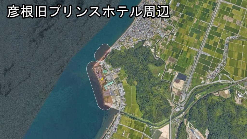 旧プリンスホテル地図